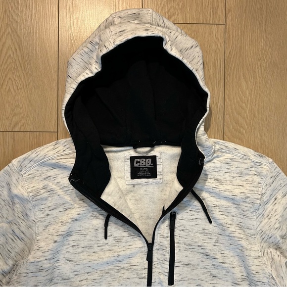 Men's Active CSG Speckled Full-Zip Hoodie & Jogger Set L/XL - Picture 4 of 12